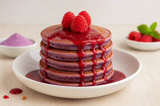 Pancakes à l'ube