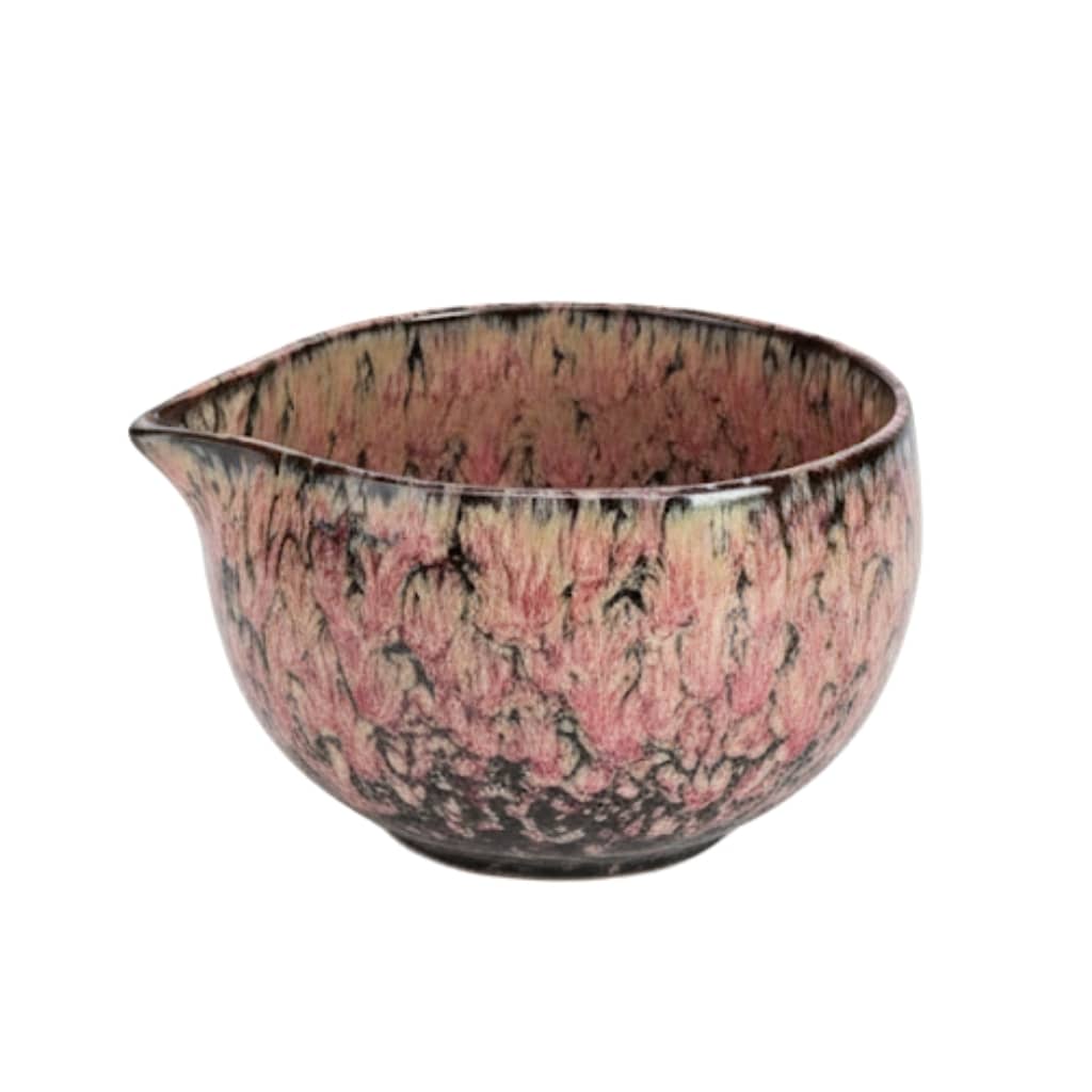 Bol à matcha rose design – chawan japonais pour latte matcha maison