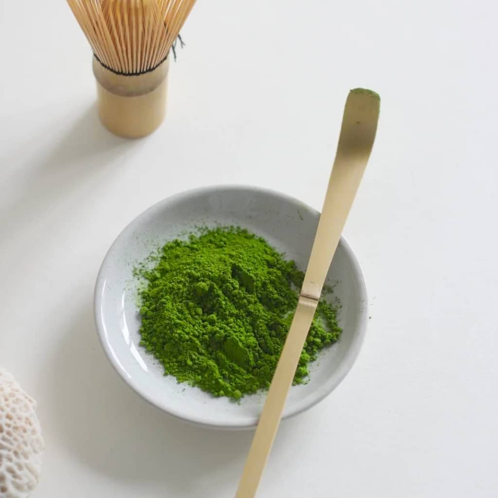 Chashaku en bambou pour matcha, cuillère traditionnelle à poudre de thé vert