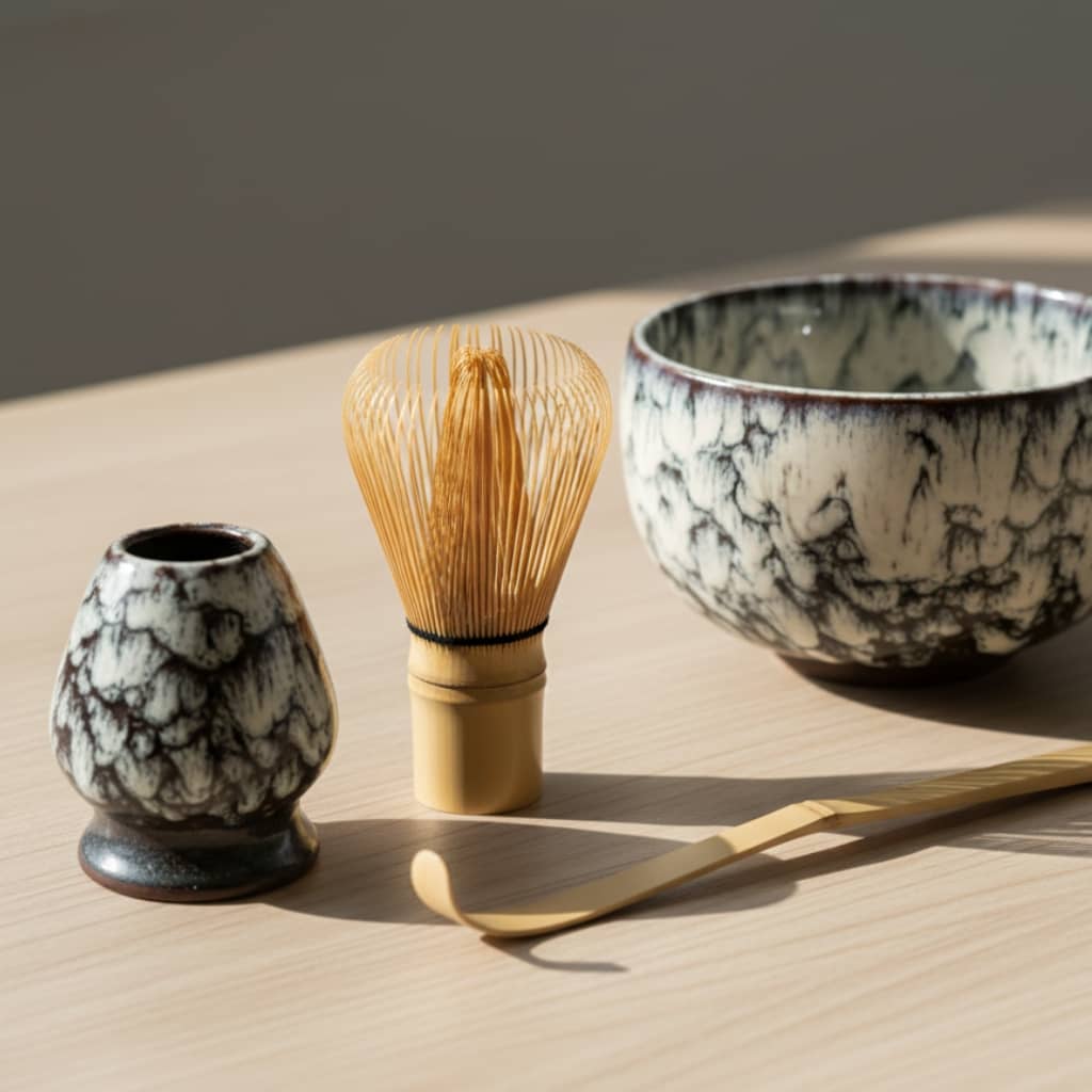 Support fouet matcha (chasen holder) – accessoire essentiel de cérémonie japonaise - Domaine du Thé
