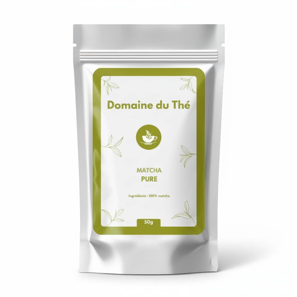 Thé matcha en poudre, super‑aliment riche en antioxydants pour lattes et smoothies - Domaine du Thé