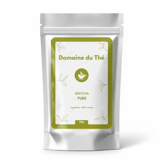 Thé matcha en poudre, super‑aliment riche en antioxydants pour lattes et smoothies - Domaine du Thé