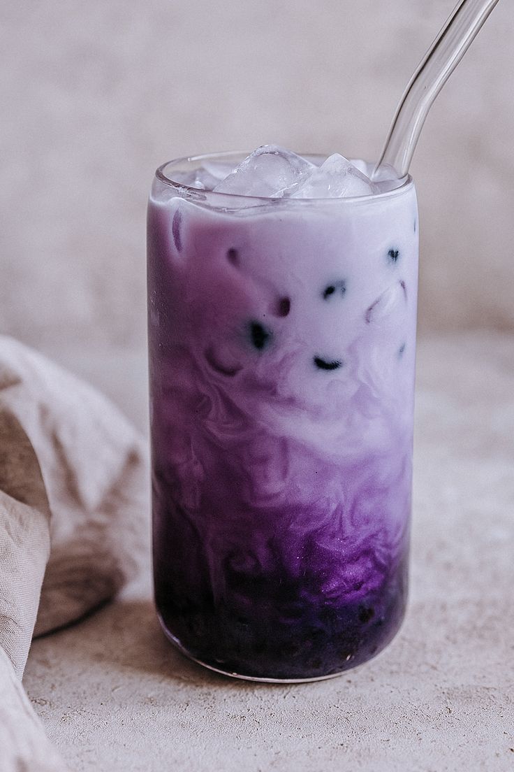 Verre d'Ube Blend - Domaine du Thé