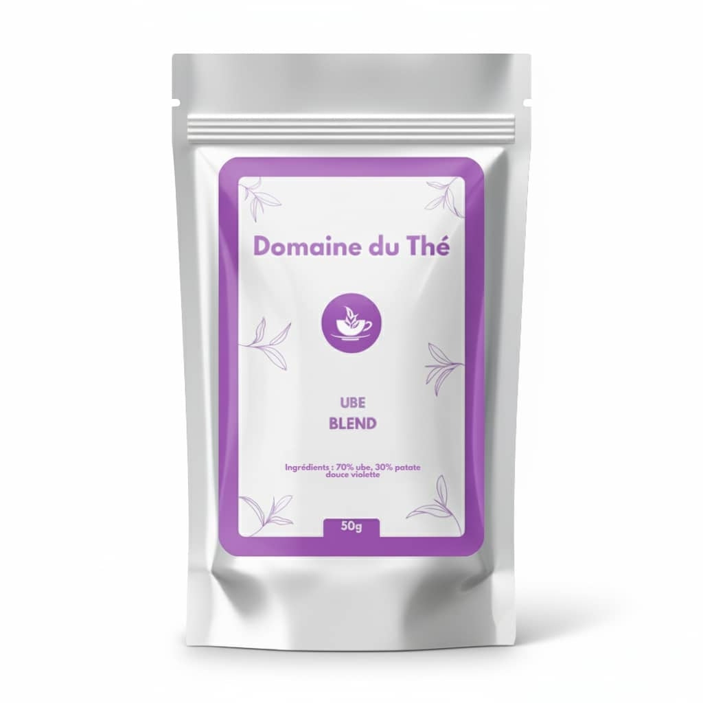 Ube blend (70 % ube / 30 % patate douce violette), poudre violette intense - Domaine du Thé