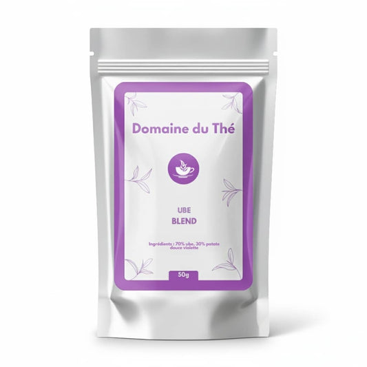 Ube blend (70 % ube / 30 % patate douce violette), poudre violette intense - Domaine du Thé